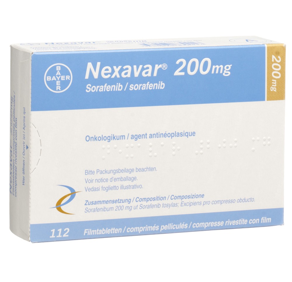 NEXAVAR cpr pell 200 mg 112 pce