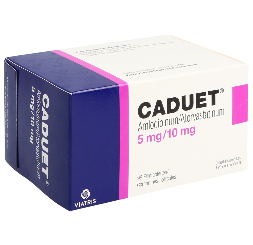 CADUET cpr pell 5mg/10mg 98 pce