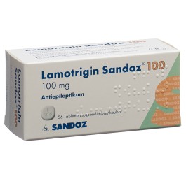 LAMOTRIGINE Sandoz cpr disp 100 mg 56 pce