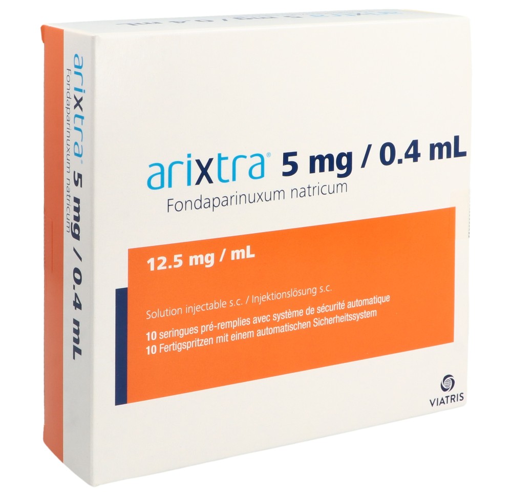 ARIXTRA sol inj 5 mg/0.4ml 10 ser pré 0.4 ml