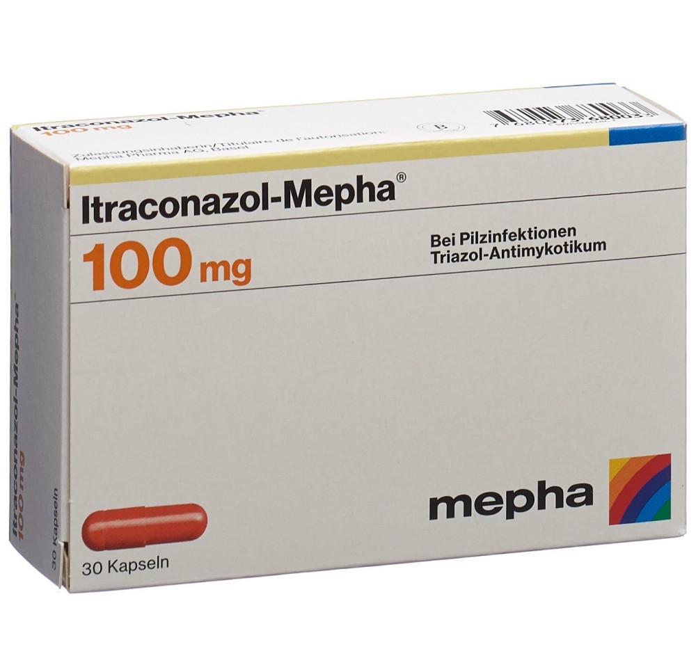 ITRACONAZOL Mepha caps 100 mg 30 pce
