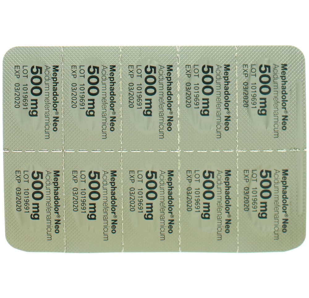 MEPHADOLOR Neo cpr pell 500 mg 100 pce