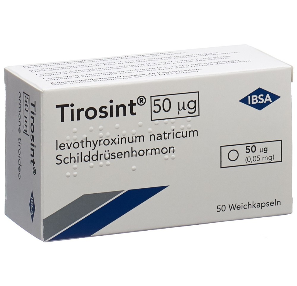 TIROSINT caps moll 50 mcg 50 pce