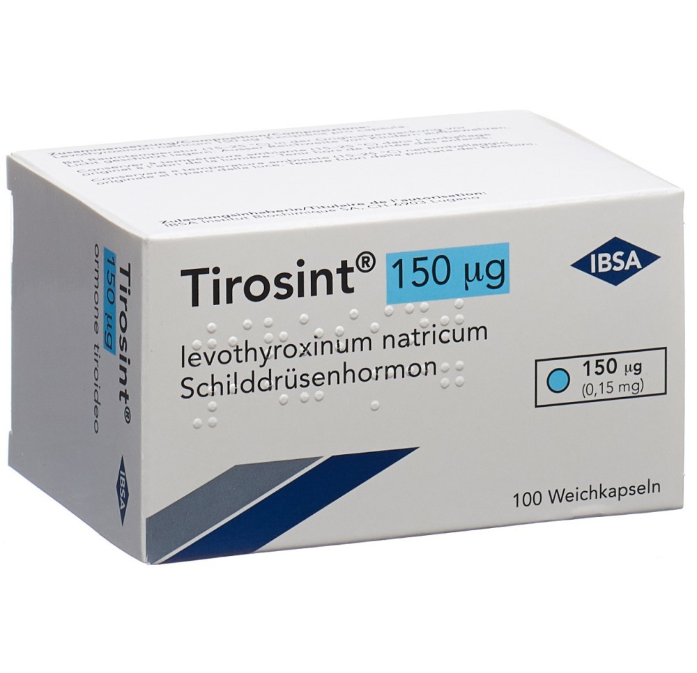 TIROSINT caps moll 150 mcg 100 pce