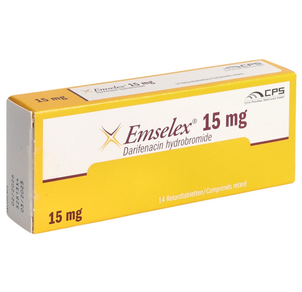 EMSELEX cpr ret 15 mg 14 pce