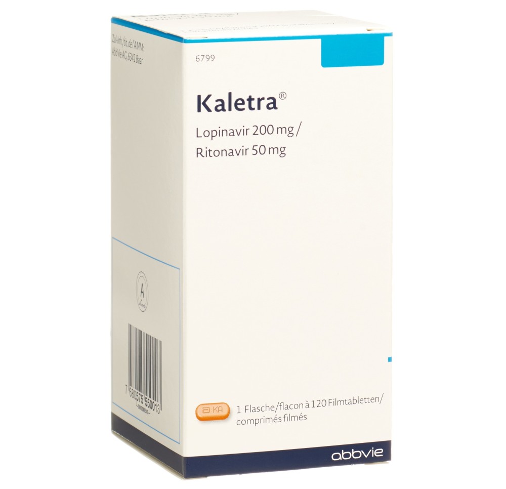 KALETRA cpr pell 200mg/50mg bte 120 pce