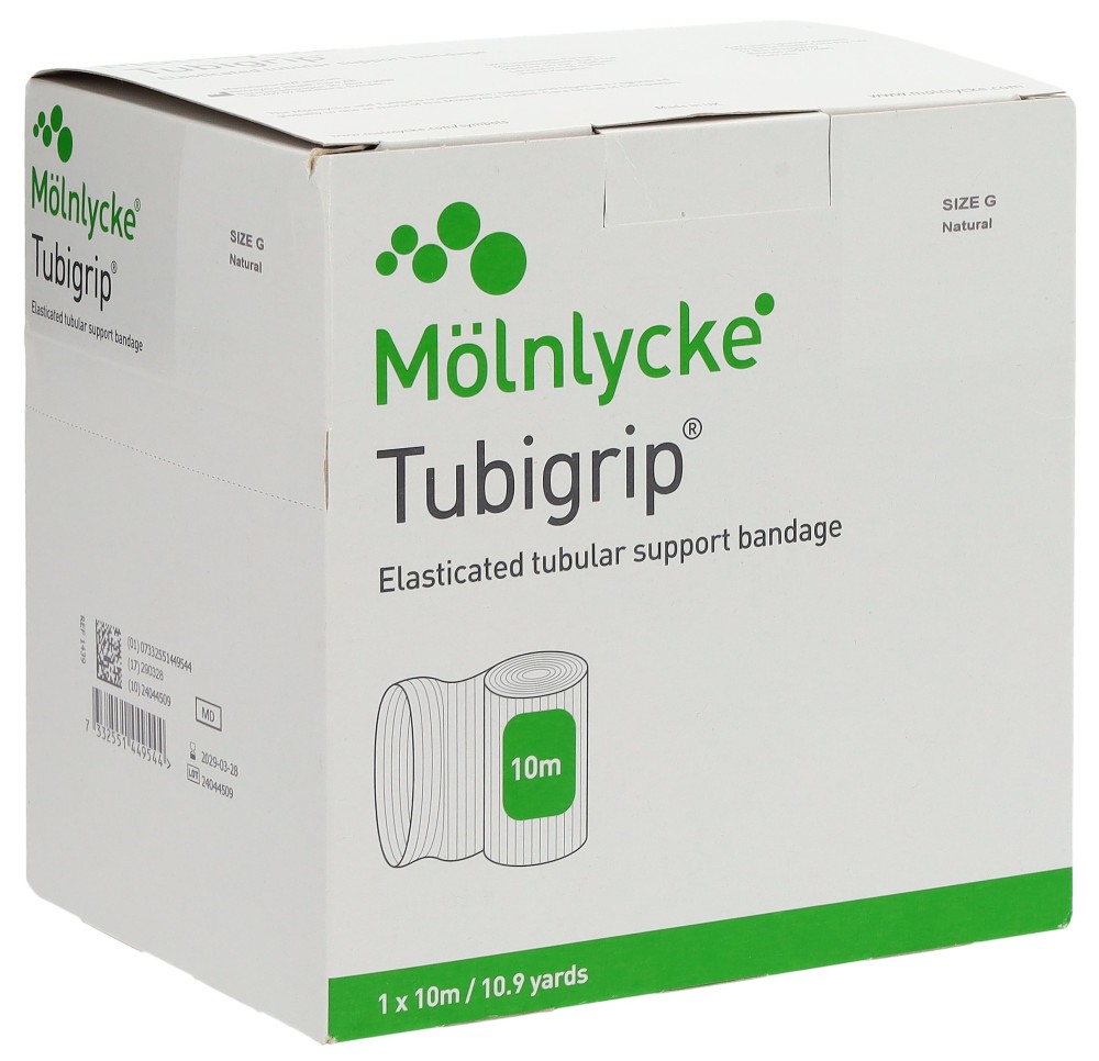 TUBIGRIP bandage tubulaire G 10mx12cm nature