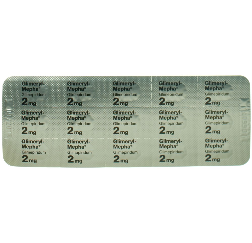 GLIMERYL Mepha cpr 2 mg 120 pce