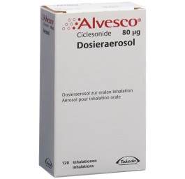ALVESCO aéros doseur 80 mcg 120 dos