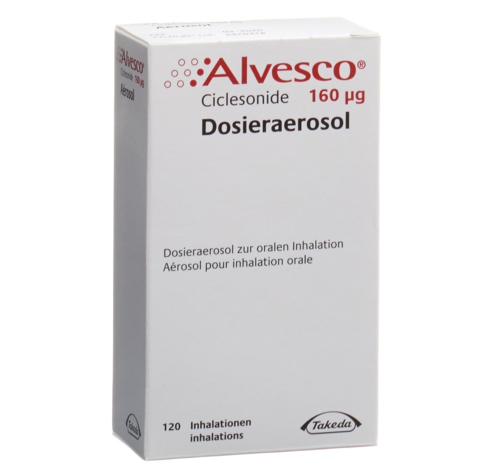 ALVESCO aéros doseur 160 mcg 120 dos