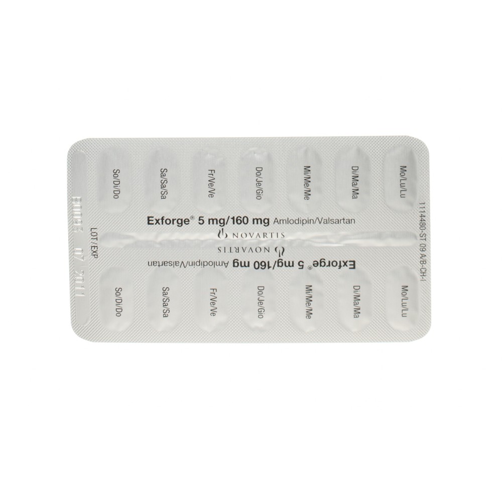 EXFORGE cpr pell 5mg/160mg 98 pce