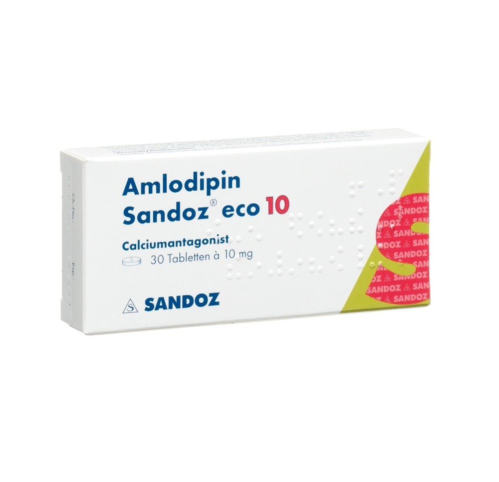AMLODIPINE Sandoz eco cpr 10 mg 30 pce