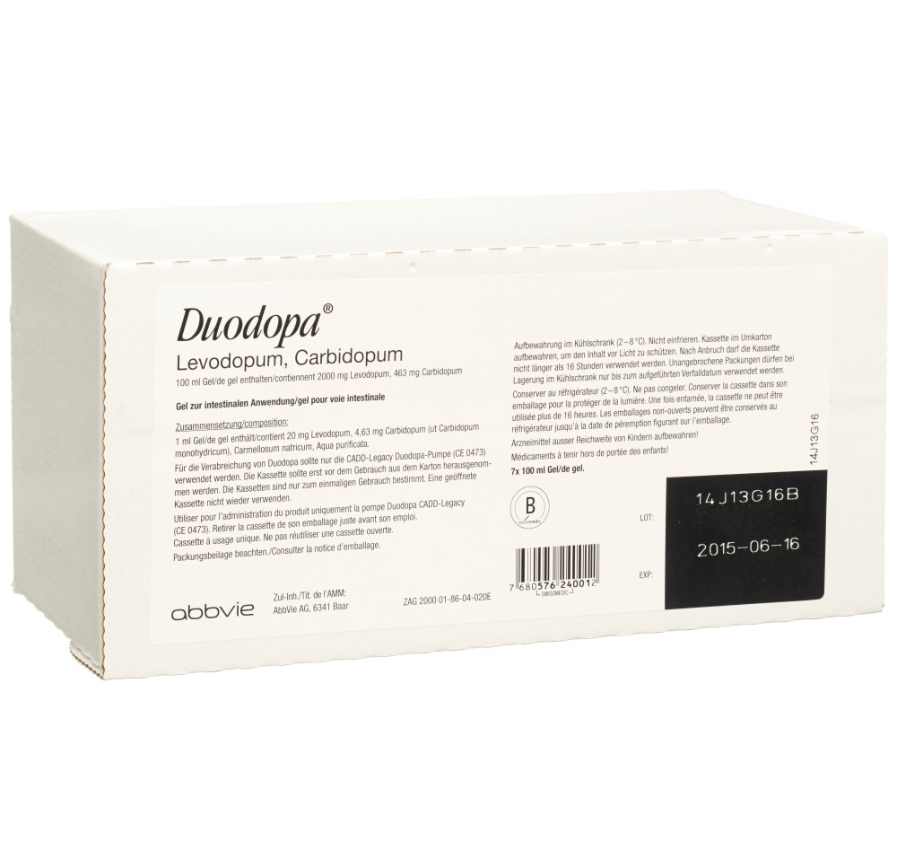 DUODOPA gel 7 sach 100 ml