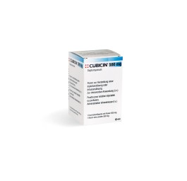 CUBICIN subst sèche 500 mg flac
