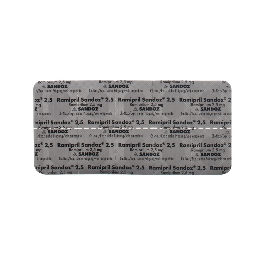 RAMIPRIL Sandoz cpr 2.5 mg 100 pce