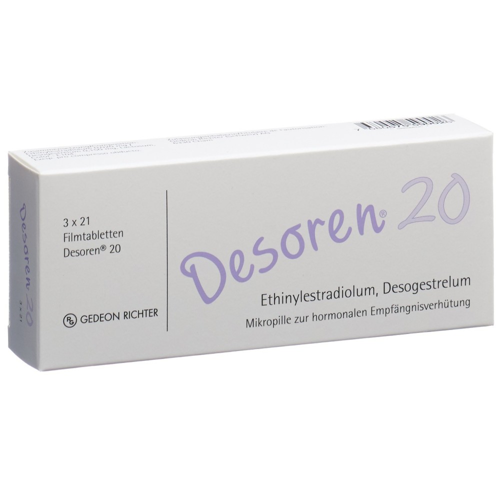 DESOREN 20 cpr pell 3 x 21 pce