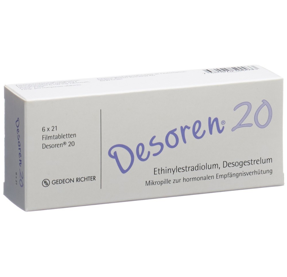 DESOREN 20 cpr pell 6 x 21 pce
