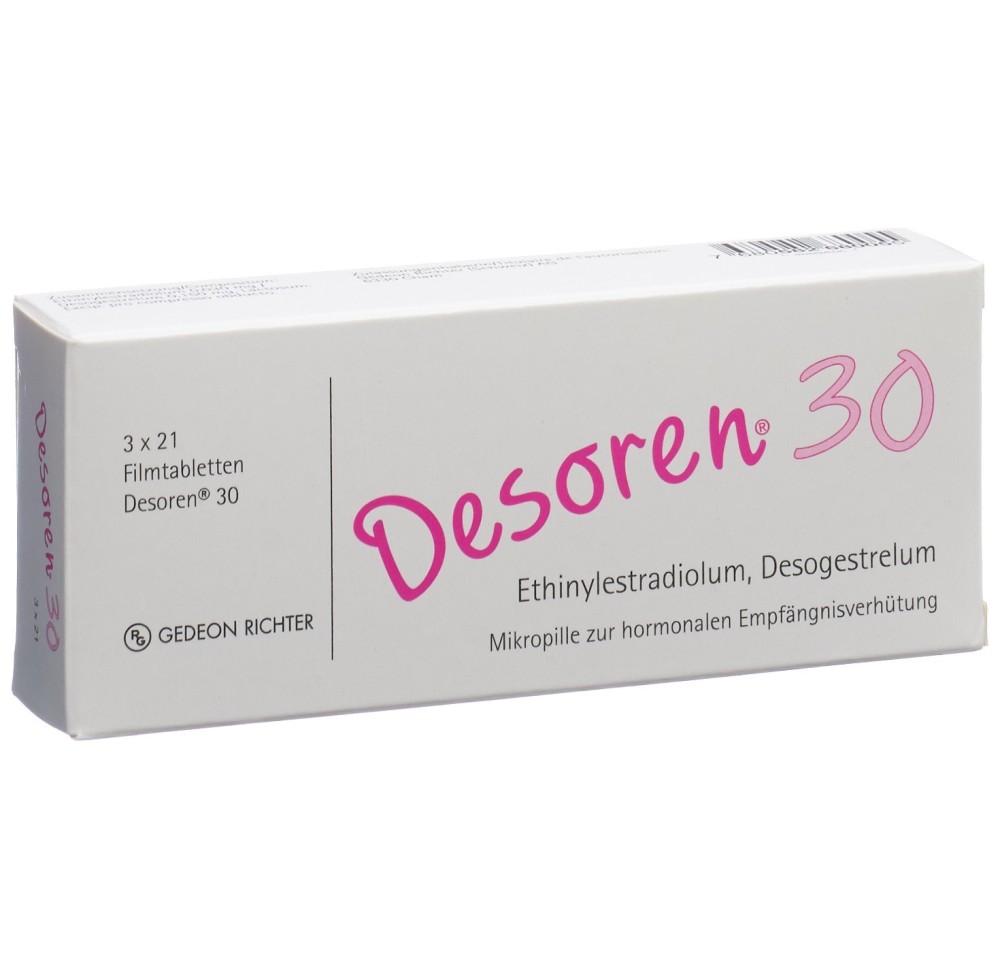 DESOREN 30 cpr pell 3 x 21 pce