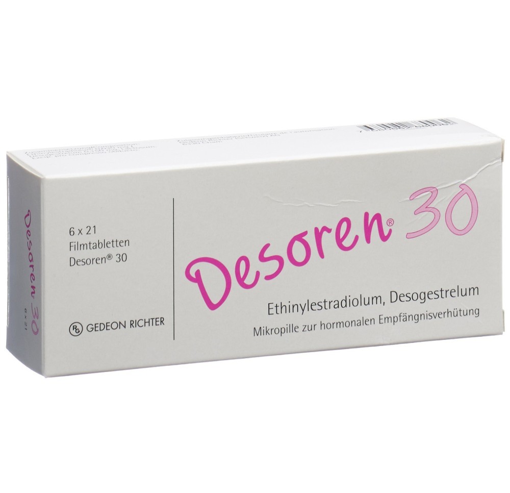 DESOREN 30 cpr pell 6 x 21 pce