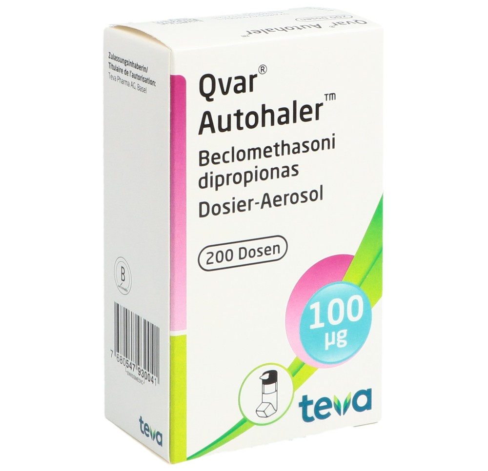 QVAR 100 Autohaler aéros doseur 100 mcg 200 dos