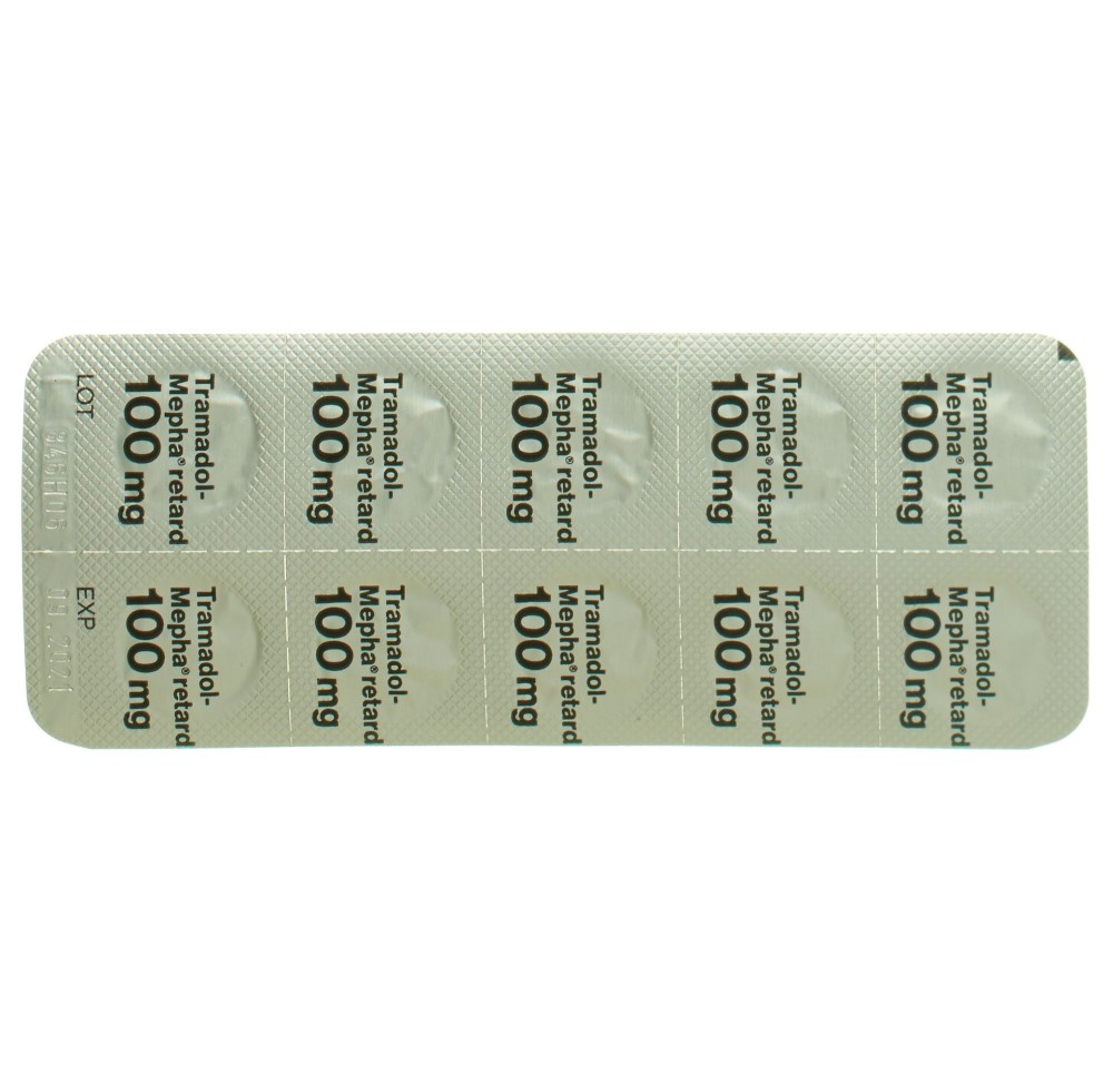 TRAMADOL Mepha retard cpr ret 100 mg 50 pce