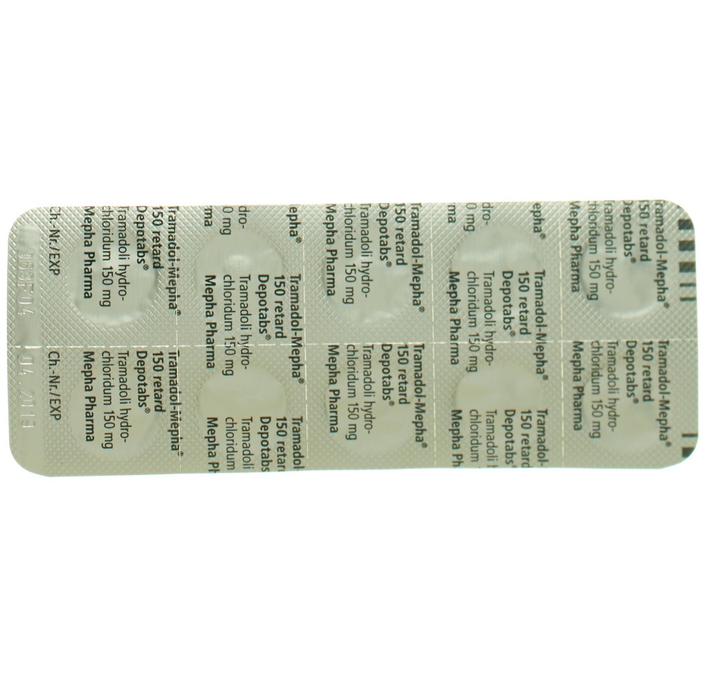 TRAMADOL Mepha retard cpr ret 150 mg 50 pce