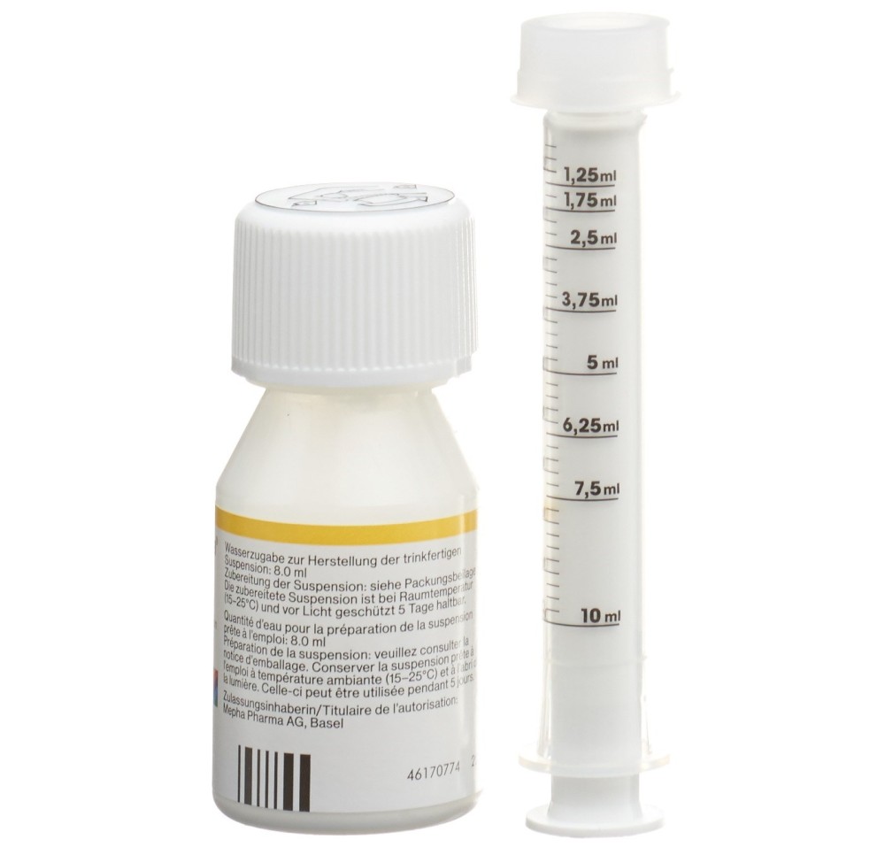 AZITHROMYCIN Mepha pdr 200 mg/5ml p susp 30 ml