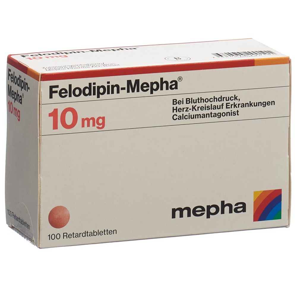 FELODIPIN Mepha cpr ret 10 mg 100 pce