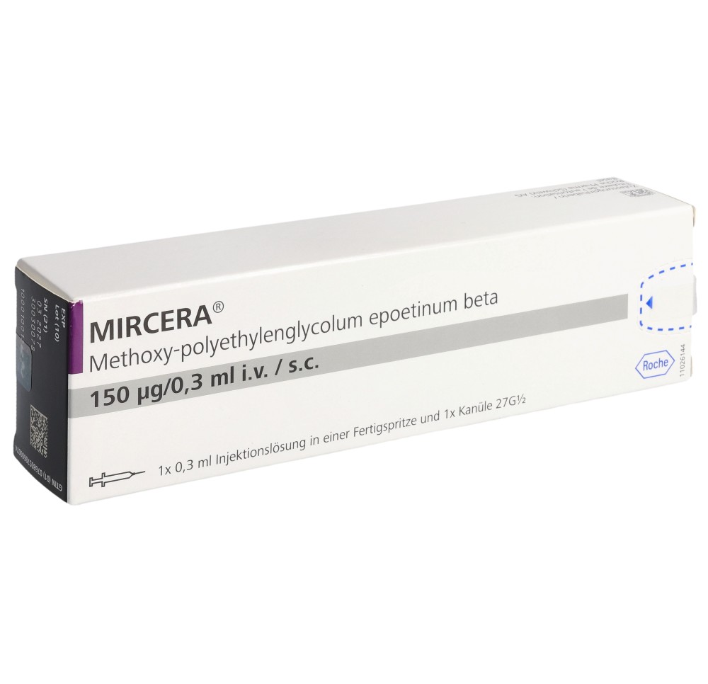 MIRCERA sol inj 150 mcg/0.3 ml ser pré