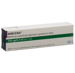 MIRCERA sol inj 250 mcg/0.3 ml ser pré