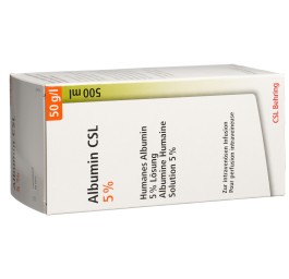 ALBUMIN CSL sol perf 5 % 500ml