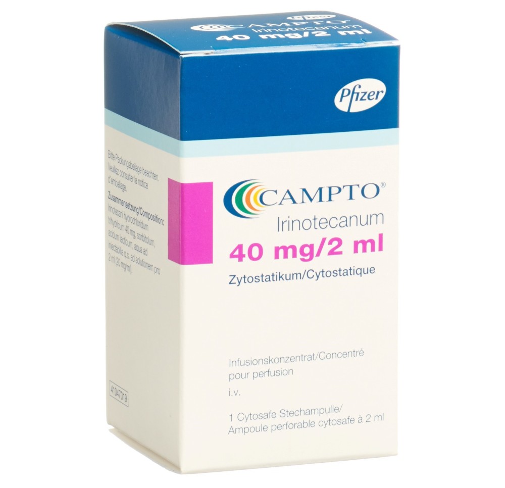 CAMPTO conc perf 40 mg/2ml cytosafe 2 ml