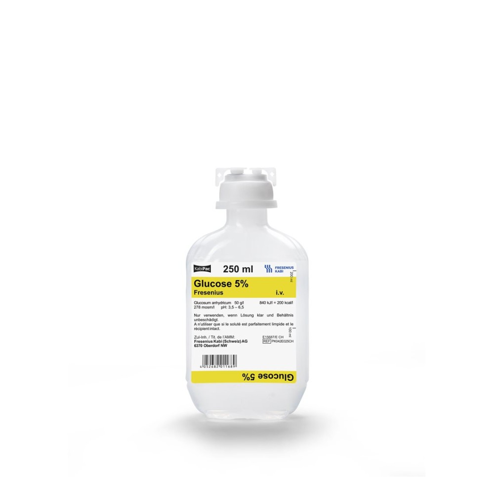 GLUC Fresenius sol perf 5 % 250ml KabiPac