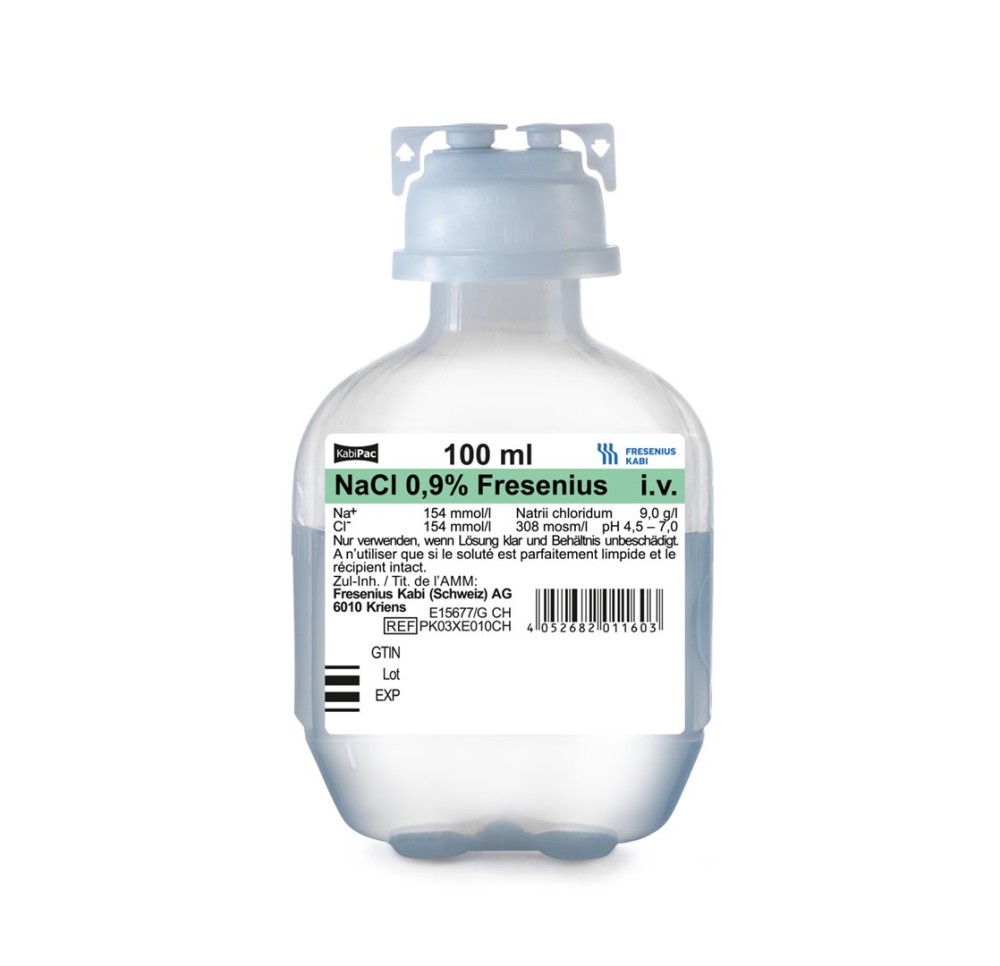 NACL Fresenius 0.9 % 100ml KabiPac 40 pce