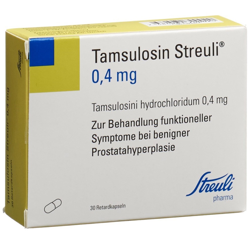 TAMSULOSINE Streuli caps ret 0.4 mg 30 pce