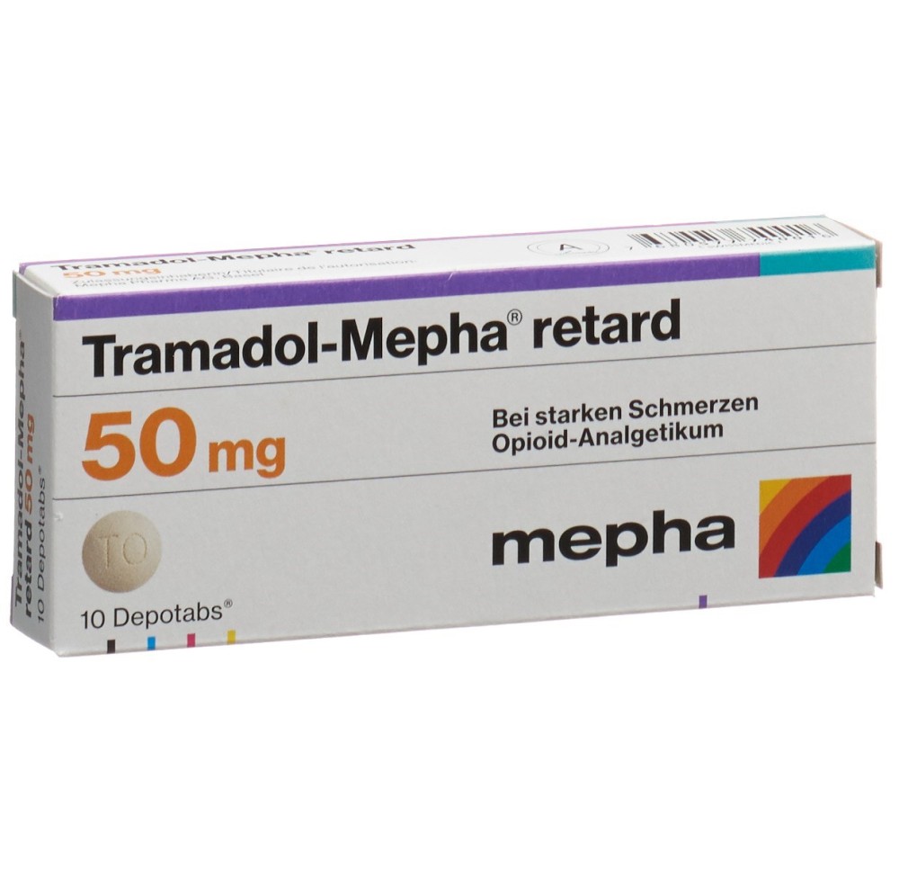 TRAMADOL Mepha retard cpr ret 50 mg 10 pce