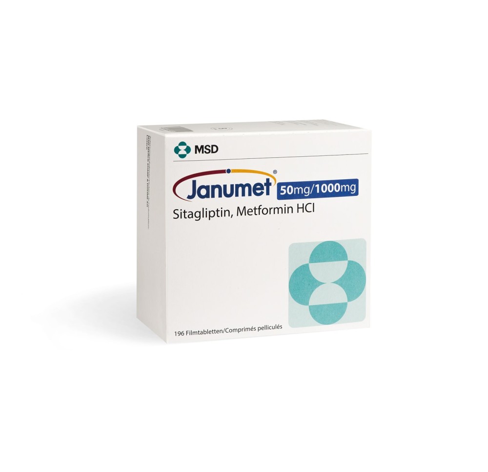 JANUMET cpr pell 50/1000 mg 196 pce