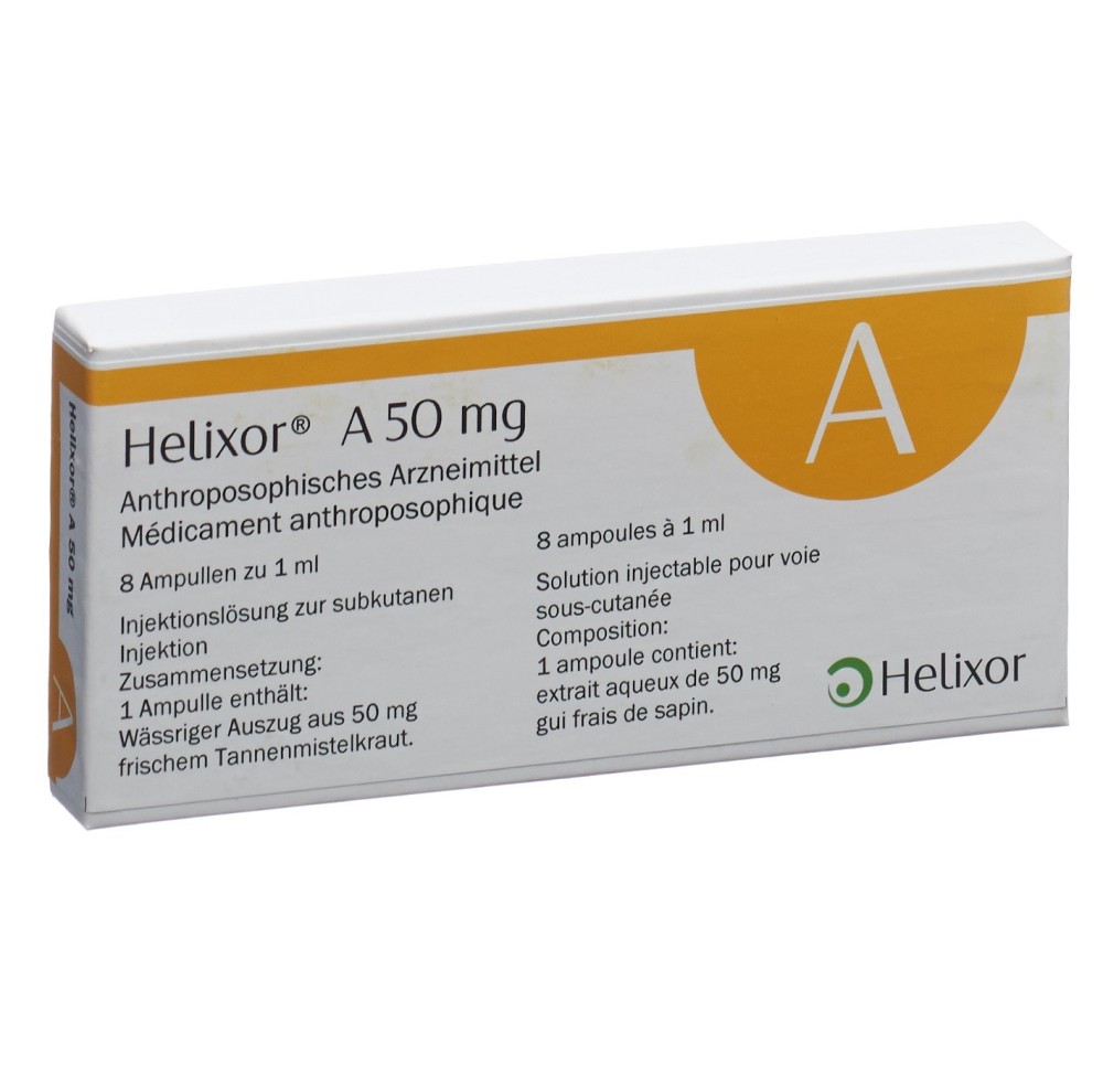 HELIXOR A sol inj 50 mg amp 8 pce