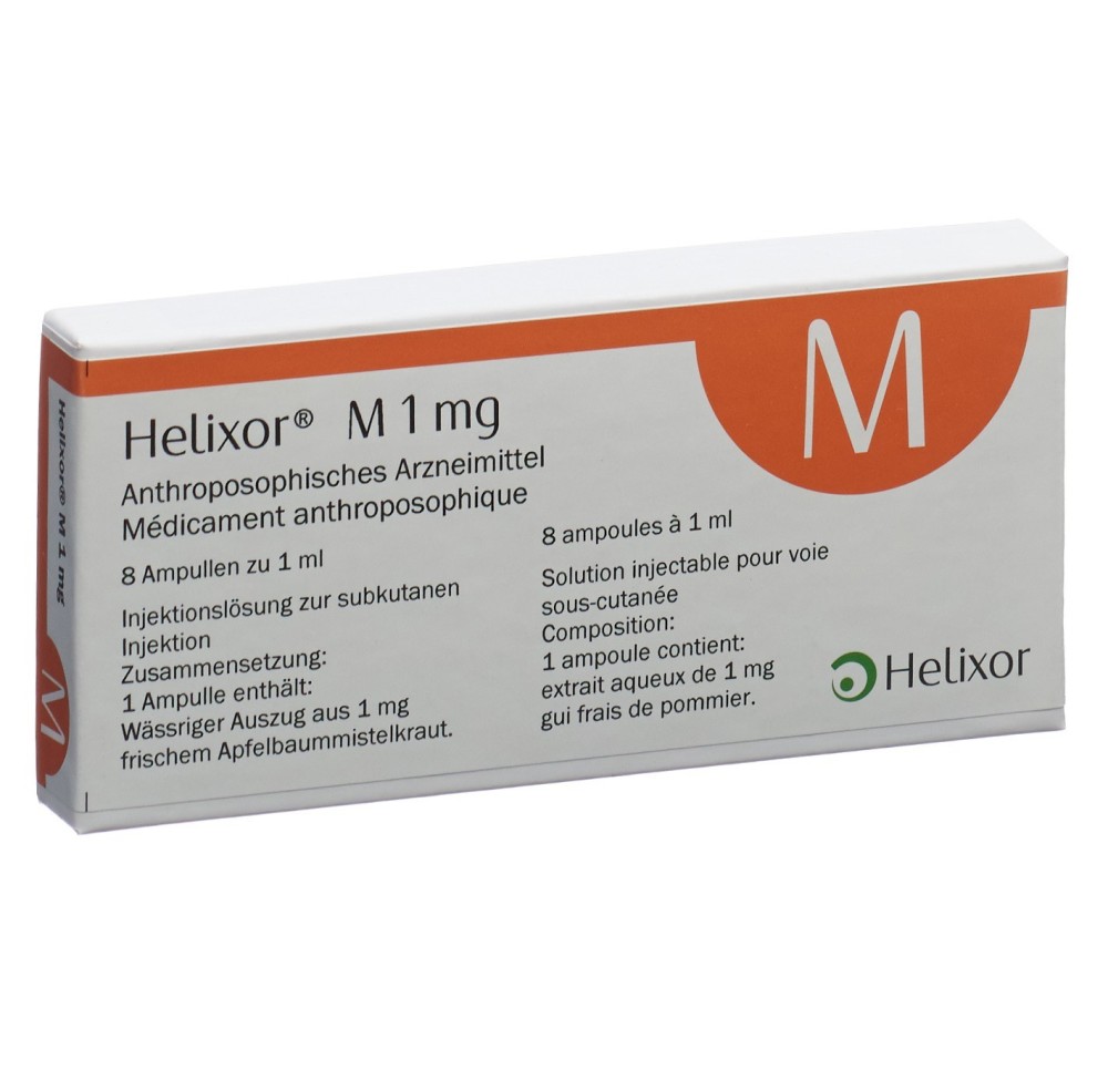HELIXOR M sol inj 1 mg amp 8 pce