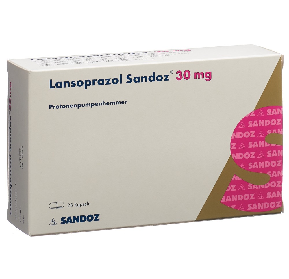 LANSOPRAZOLE Sandoz caps 30 mg 28 pce