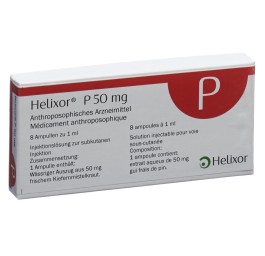 HELIXOR P sol inj 50 mg amp 8 pce