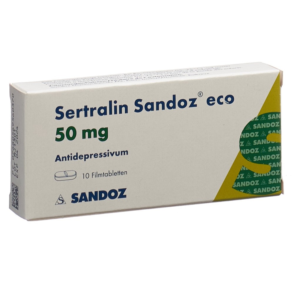 SERTRALINE Sandoz eco cpr pell 50 mg 10 pce