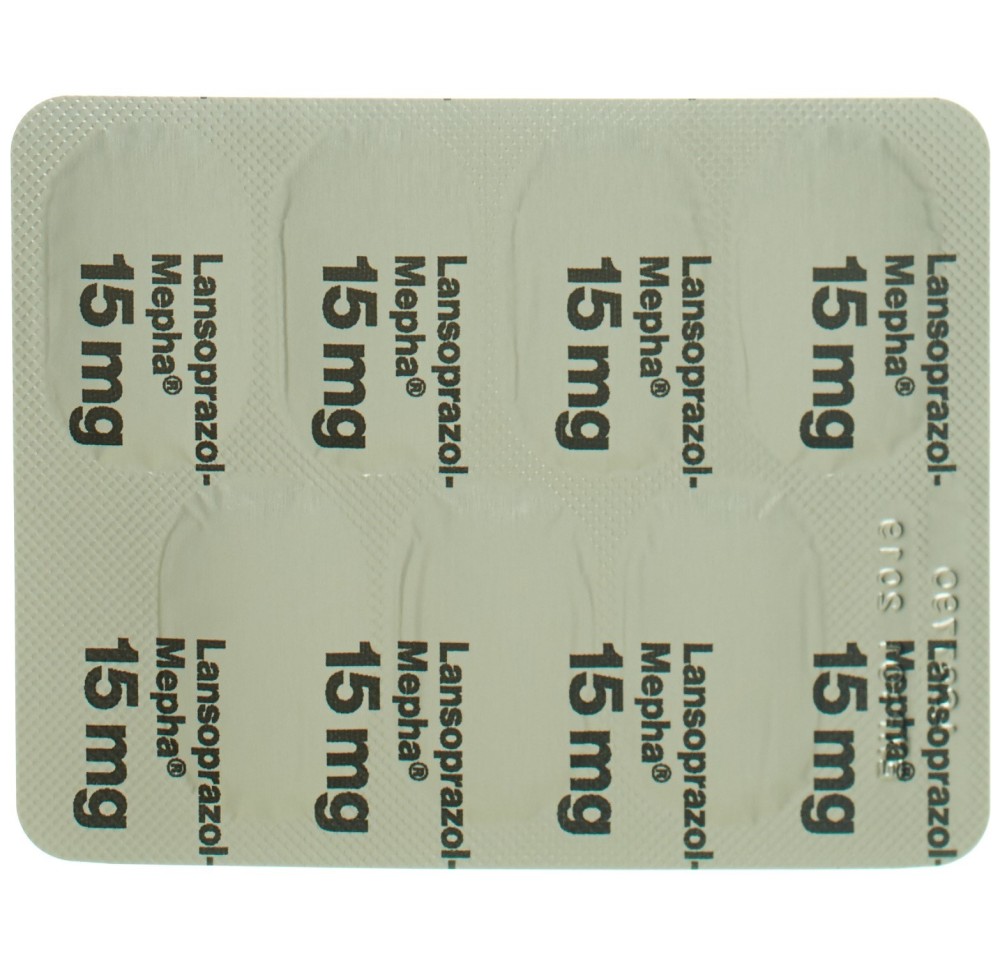 LANSOPRAZOL Mepha caps 15 mg 112 pce