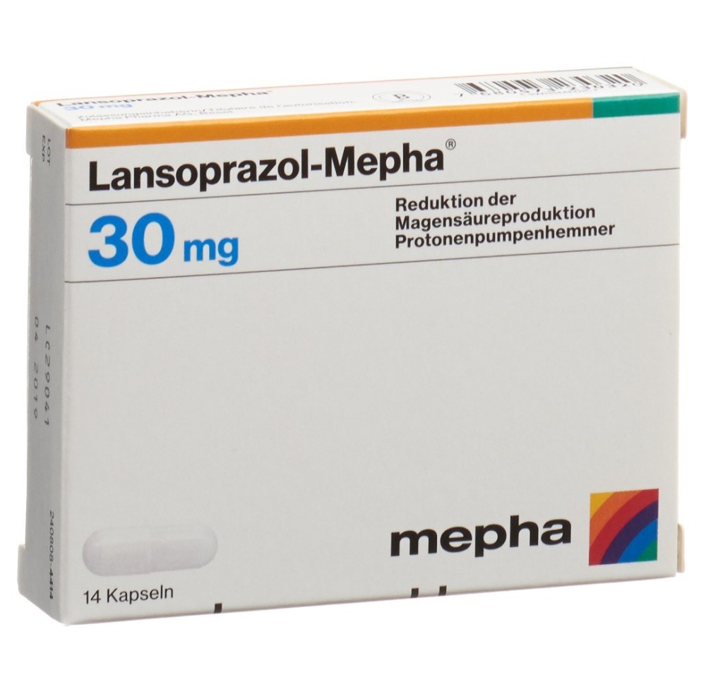 LANSOPRAZOL Mepha caps 30 mg 14 pce