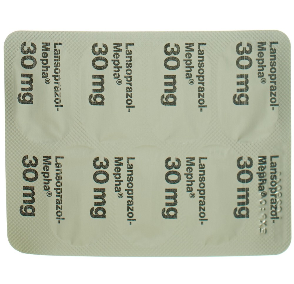 LANSOPRAZOL Mepha caps 30 mg 28 pce