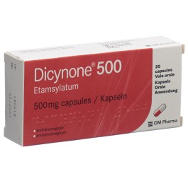DICYNONE caps 500 mg 20 pce