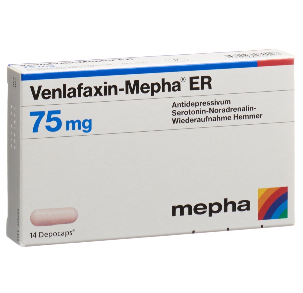 VENLAFAXIN Mepha ER depocaps 75 mg 14 pce
