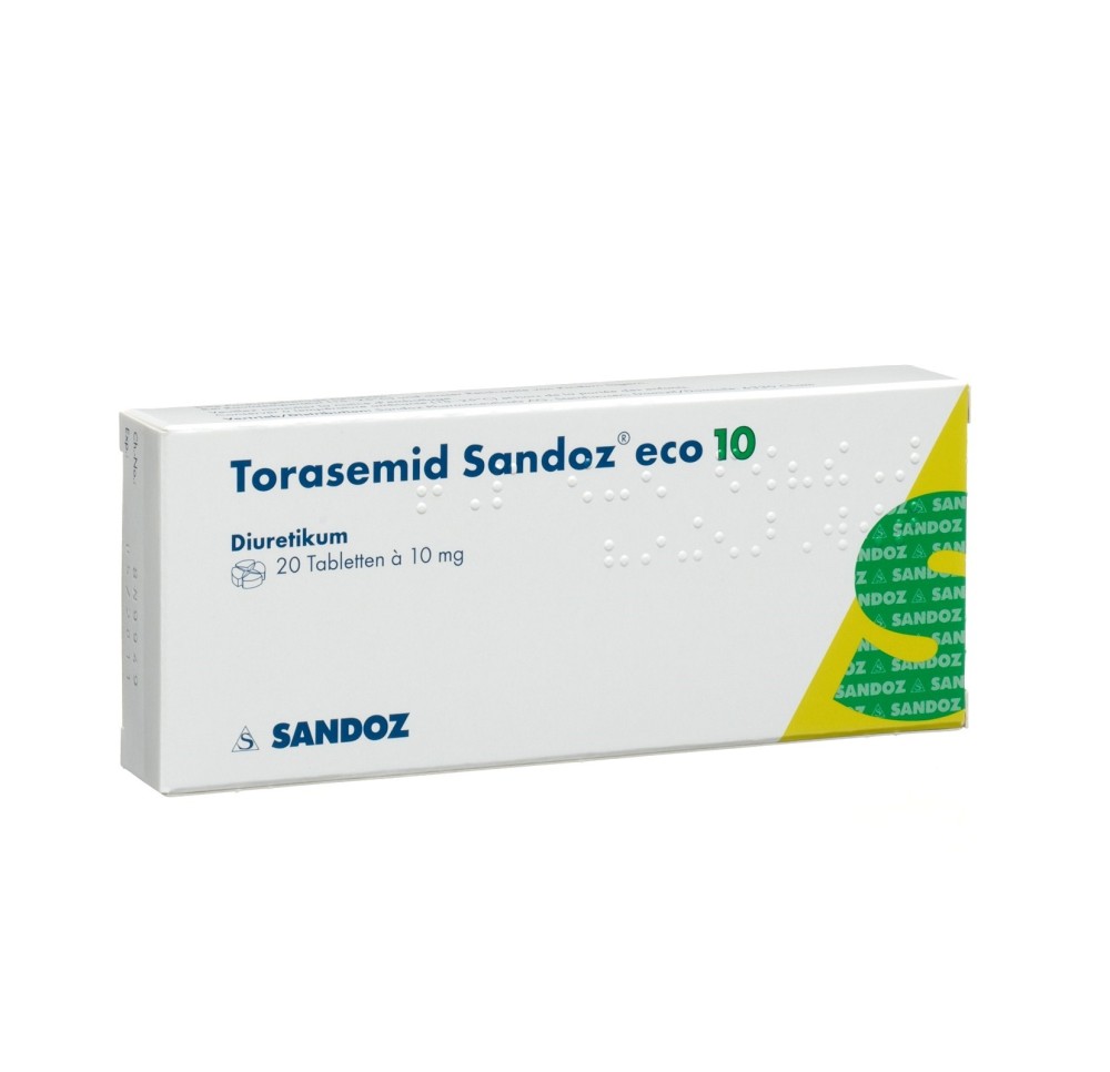 TORASEMIDE Sandoz eco cpr 10 mg 20 pce