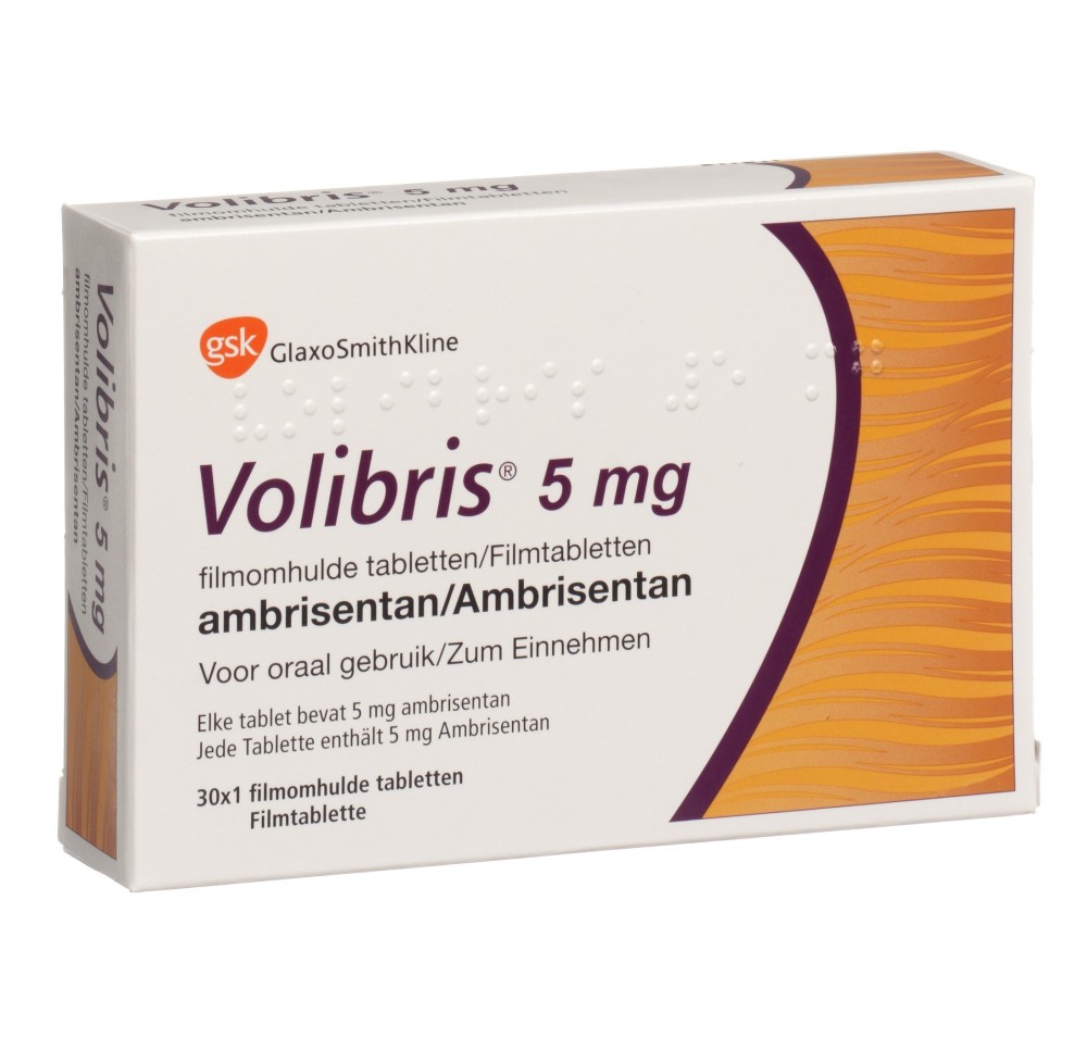 VOLIBRIS cpr pell 5 mg 30 pce