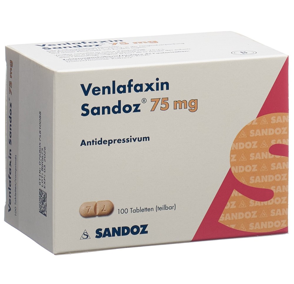 VENLAFAXINE Sandoz cpr 75 mg 100 pce
